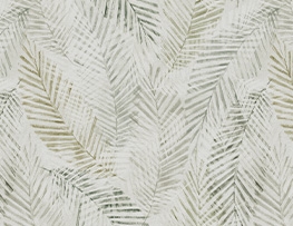 Tissu lin motif vegetal