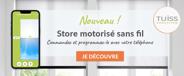 Store motorisé sans fil