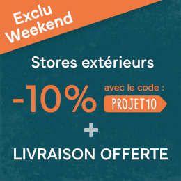 -10% sur les stores extrieurs avec PROJET10  + livraison offerte